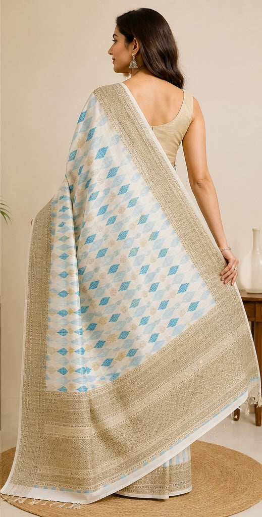 Chanderi cotton saree