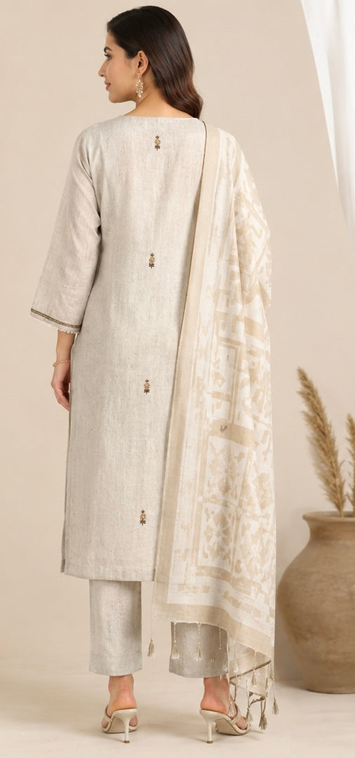 Cotton embroidery suits