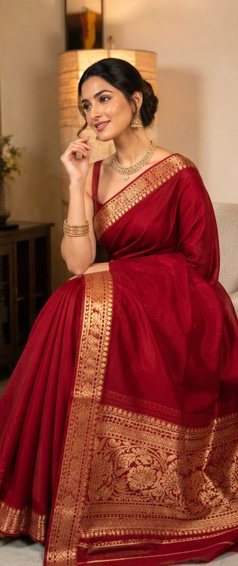 Gorget weaving saree
