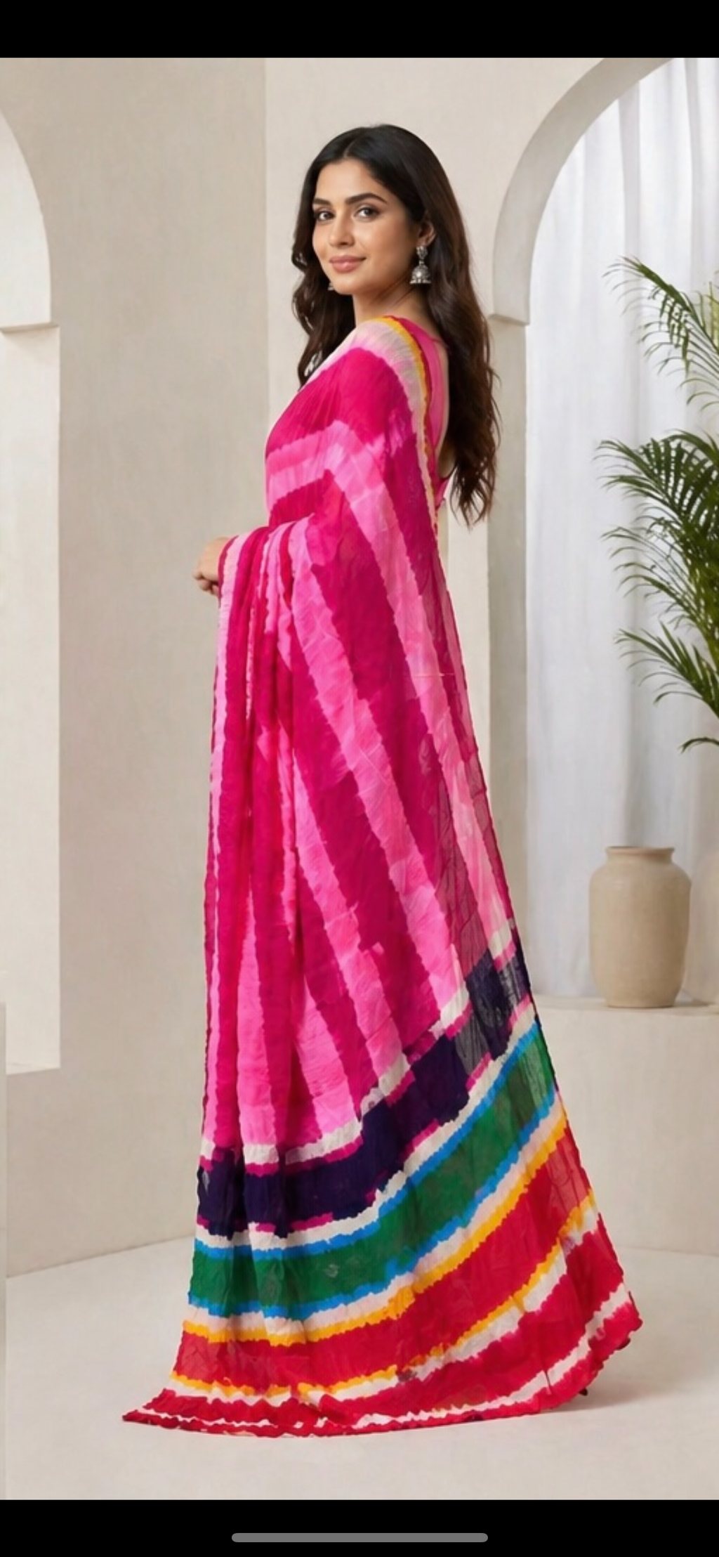 Gorget leharia saree