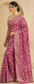 Tissue cotton saree