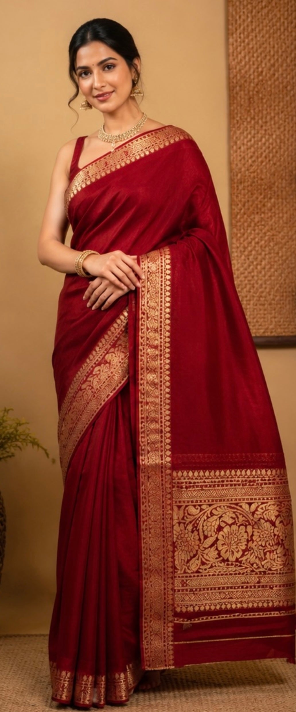 Gorget weaving saree