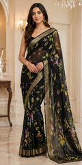 Shiffon printed saree