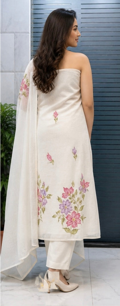Cotton embroidery suits