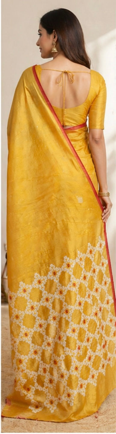 Handloom silk saree