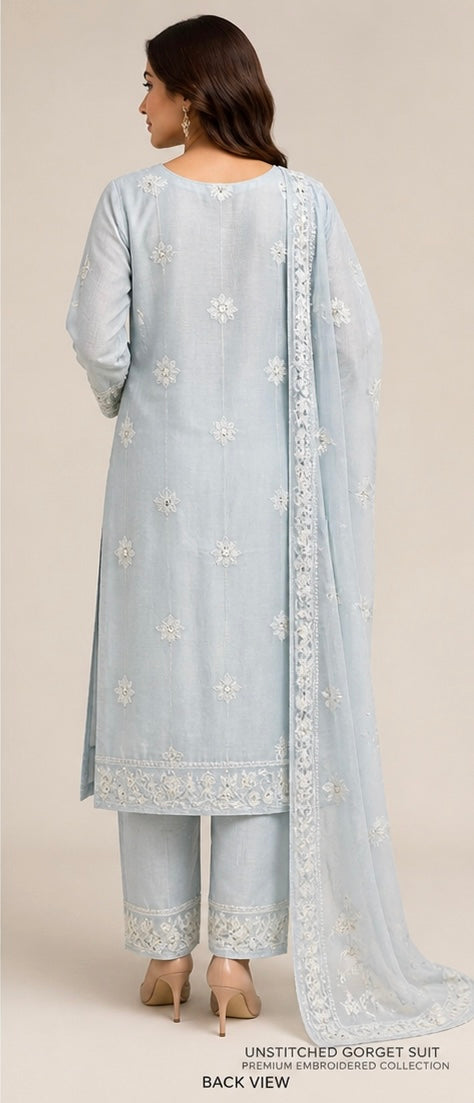 Gorget unstitched suit