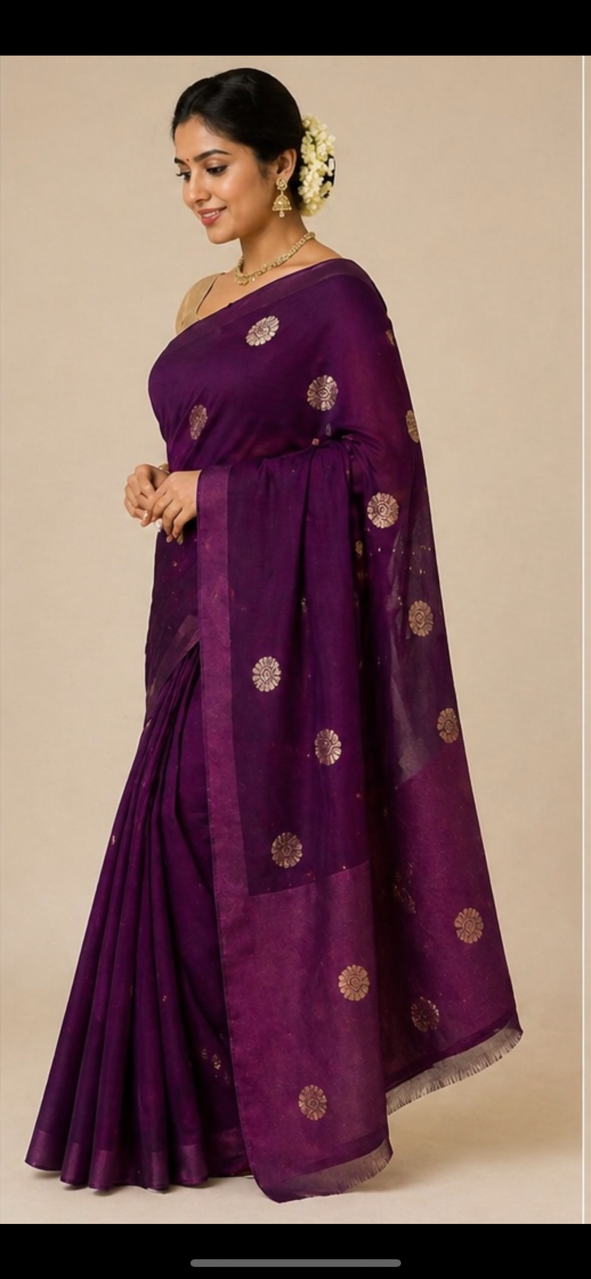 Shiffon weaving saree