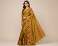Tusser silk saree