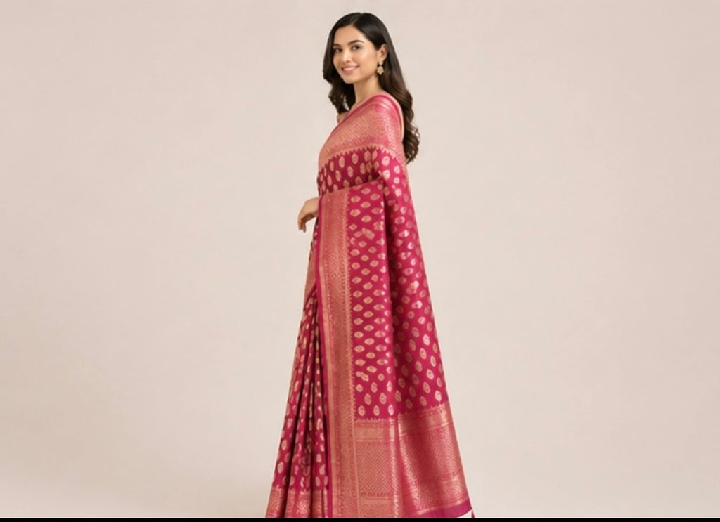 Katan silk saree