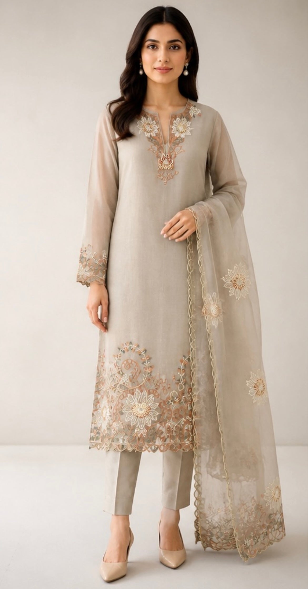 Organza suit