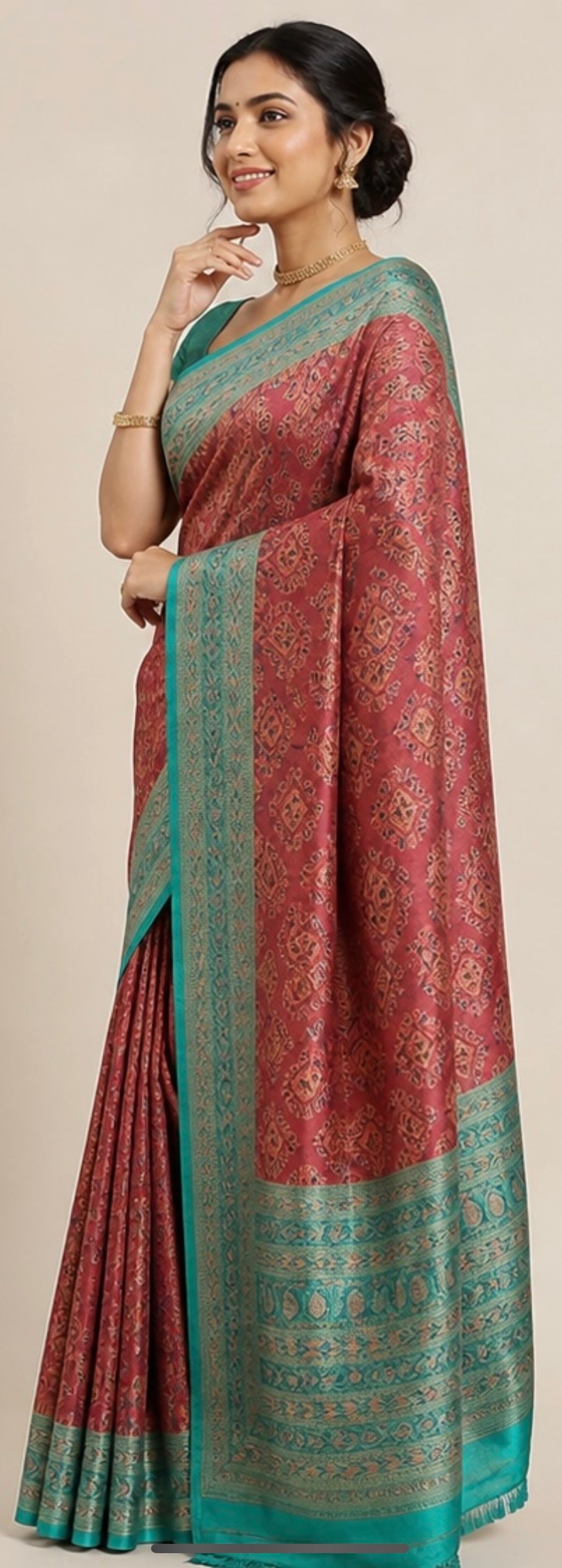 Katan silk saree