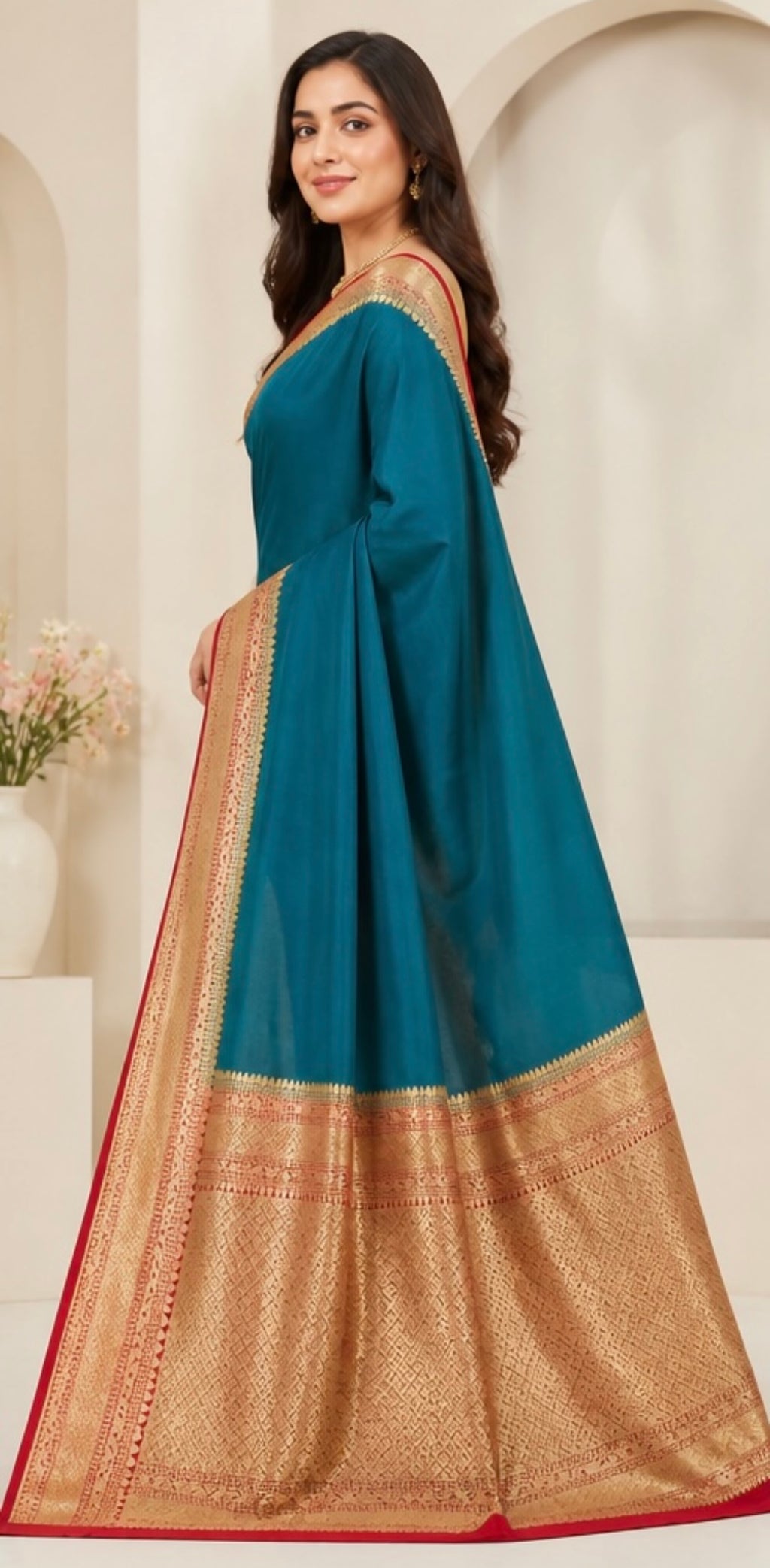 Gorget weaving saree