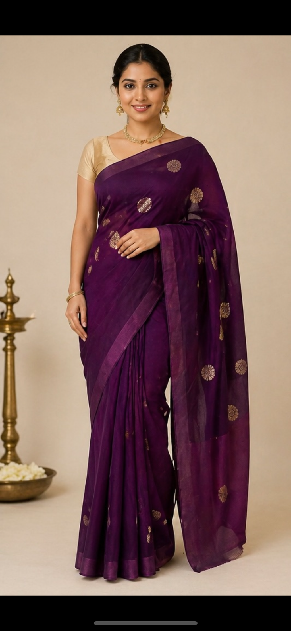 Shiffon weaving saree