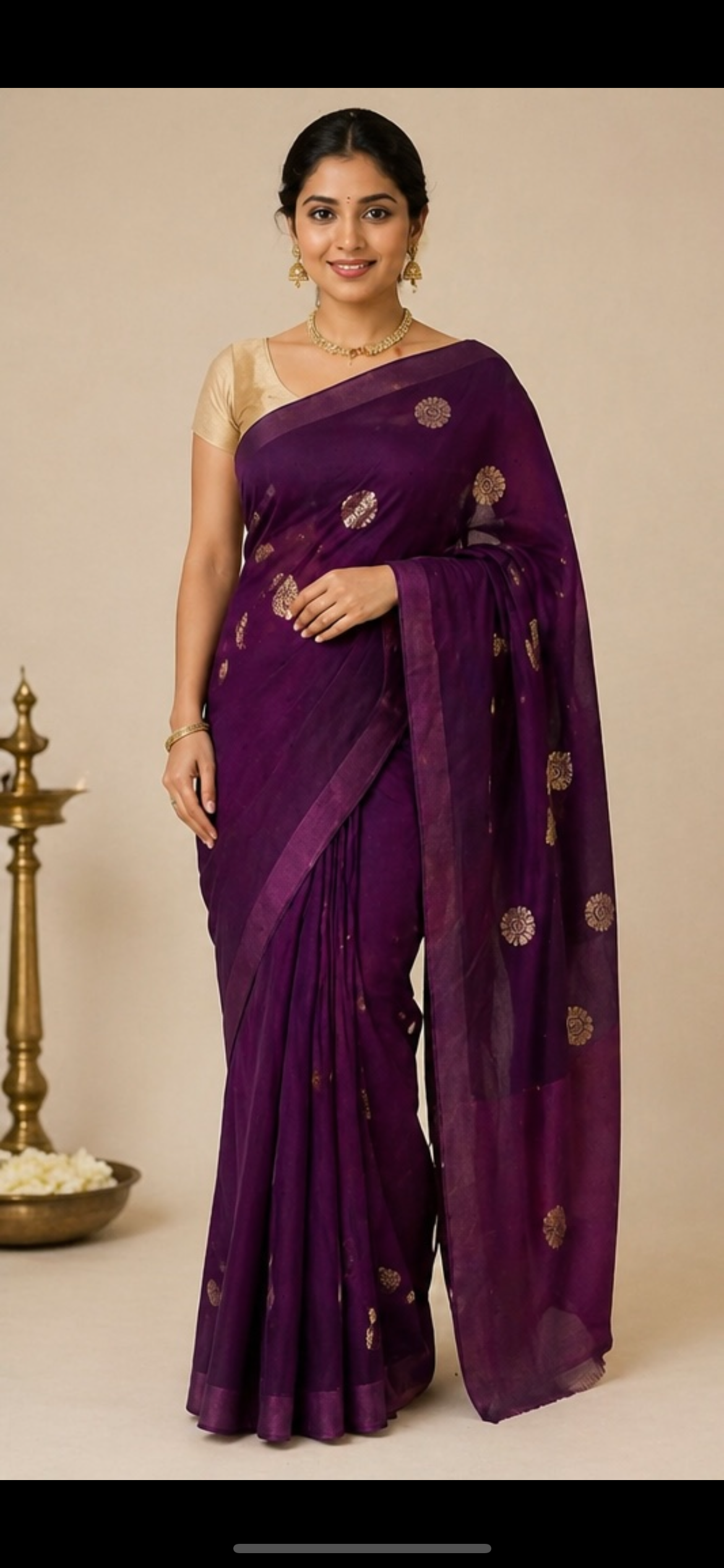 Shiffon weaving saree