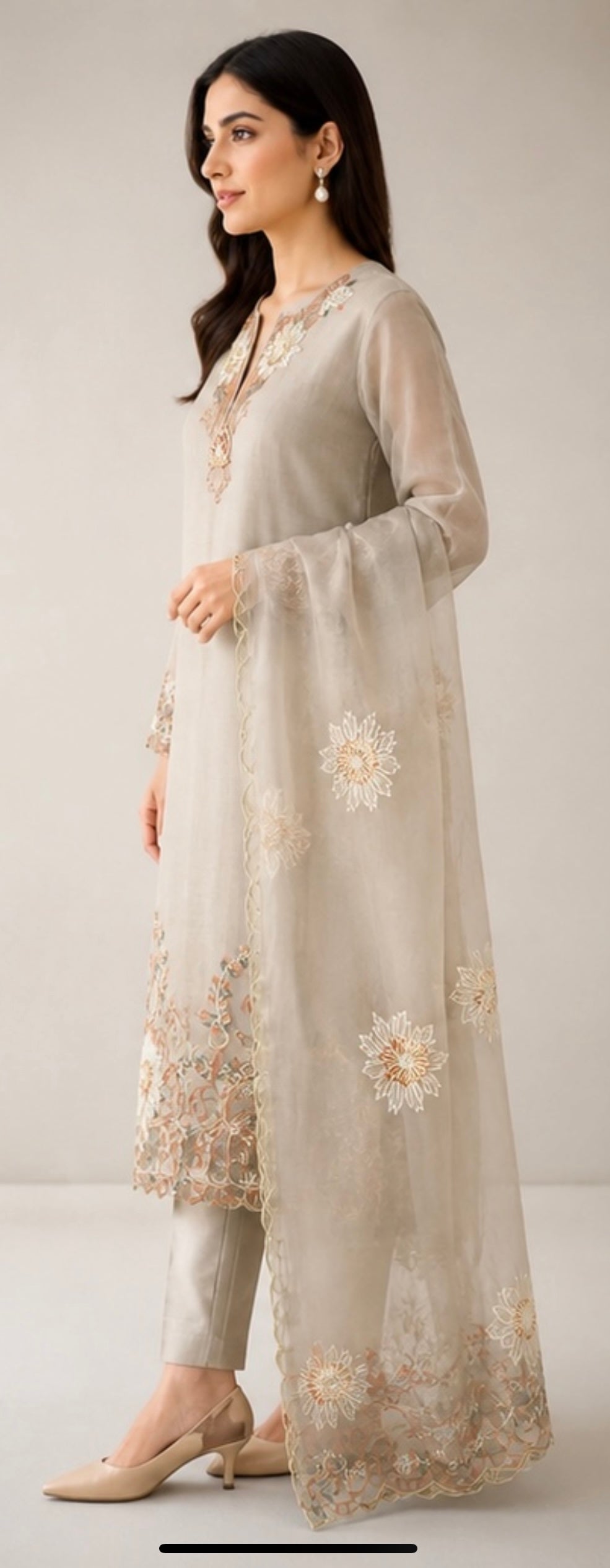 Organza suit