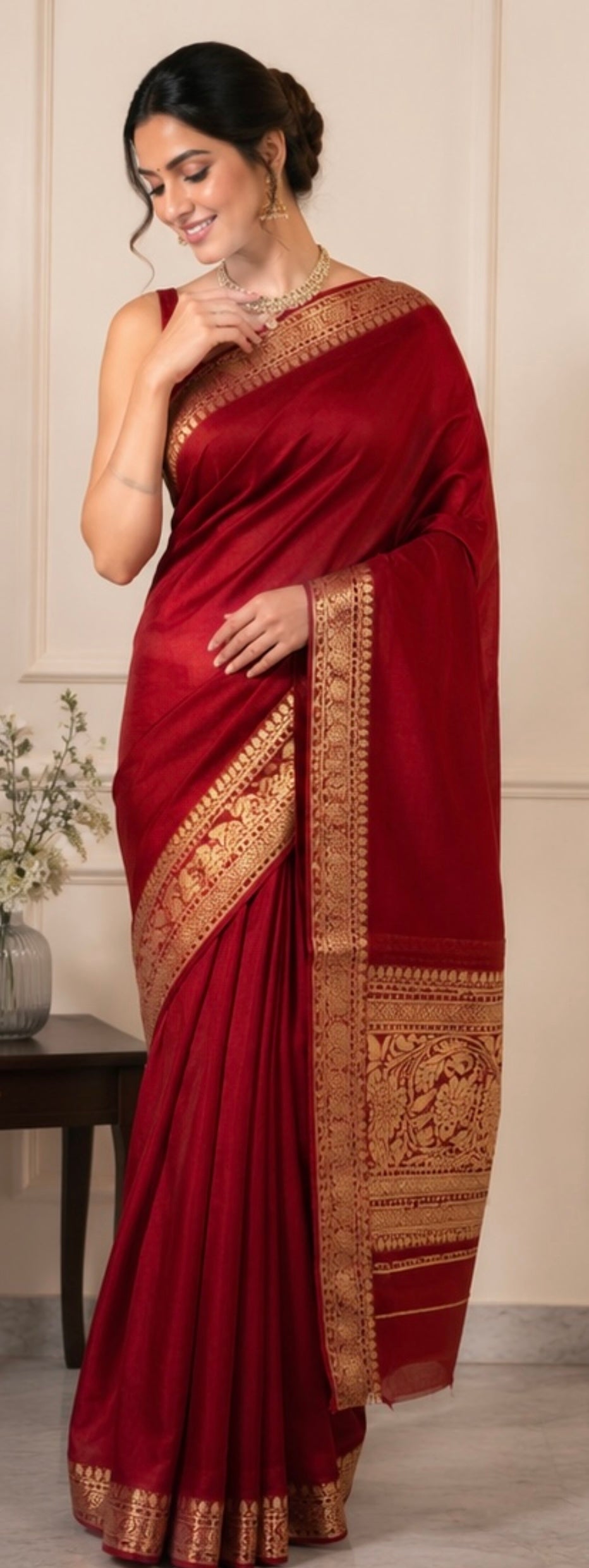 Gorget weaving saree