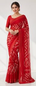 Shiffon printed saree